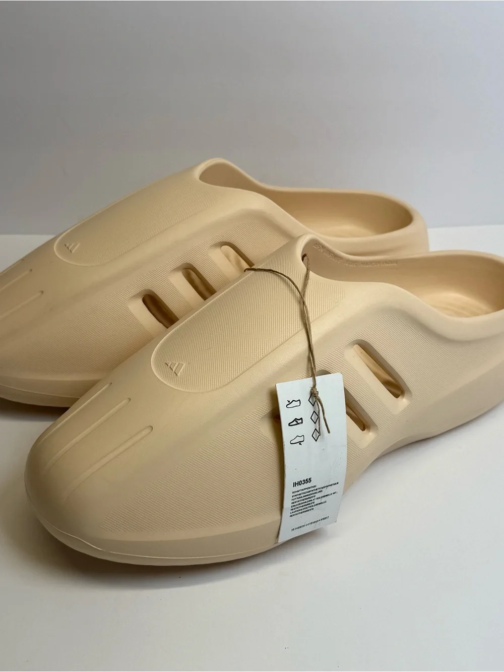 Adidas Originals AdiFom Infinity Mule Sand IH0355 Slip On Kobe Tan Sz 14 New NWT - Picture 2 of 9